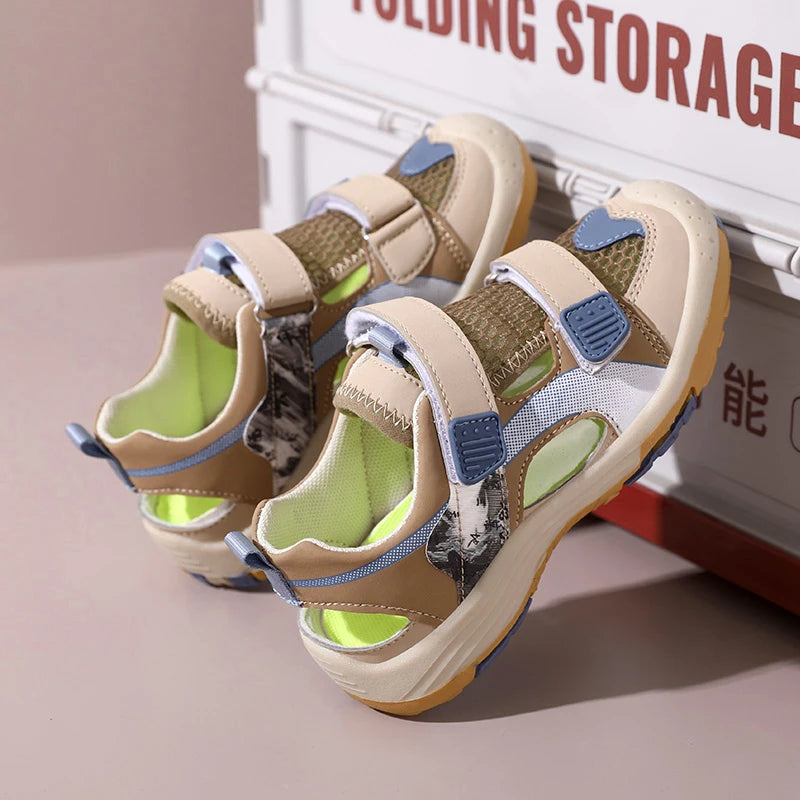 Boys' Summer Sandals – Non-Slip Casual Sports Sandals with Designer-Inspired Style for Kids