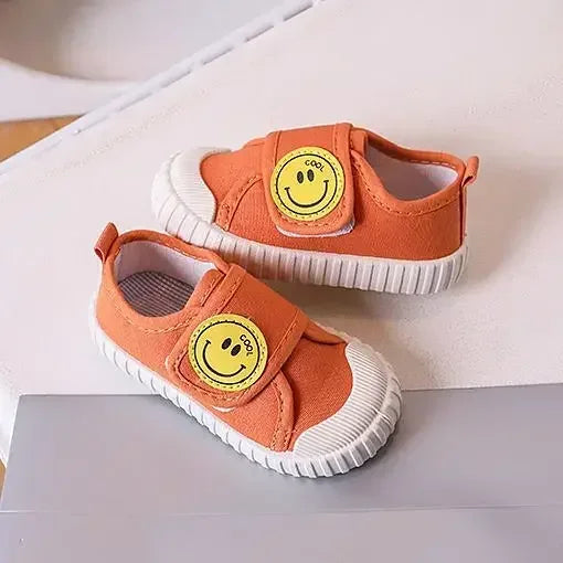 Fashion Children Shoe Versatile Canva Shoe 2025spring Autumn New Boy Shoe Flat Casual Shoes Simple Girl Shoes Comfort Baby Shoes