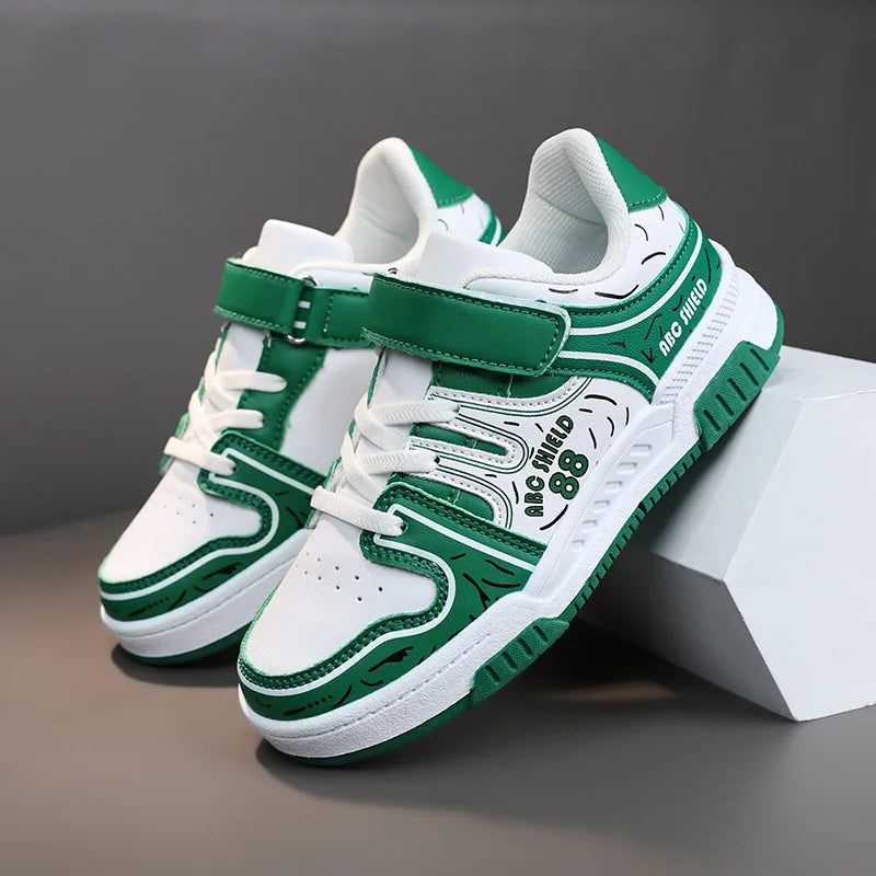 New Four Seasons Small White Shoes board shoes children sports casual shoes 8 colors 28-39