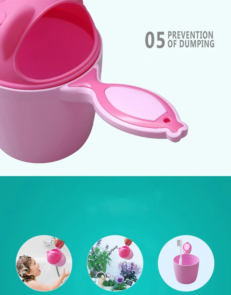 Baby Shampoo Rinse Cup Protect Your Baby Eyes Multifunctional Bathing Supplies Shower Tools for Kids