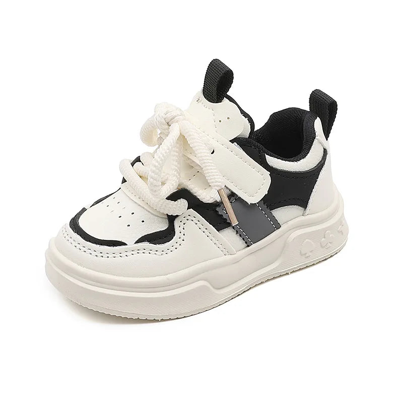 Children's Sneakers Kids Fashion Design White Non-slip Casual Shoes Boys Girls Breathable Sneakers Toddlers Outdoor Shoes I01123