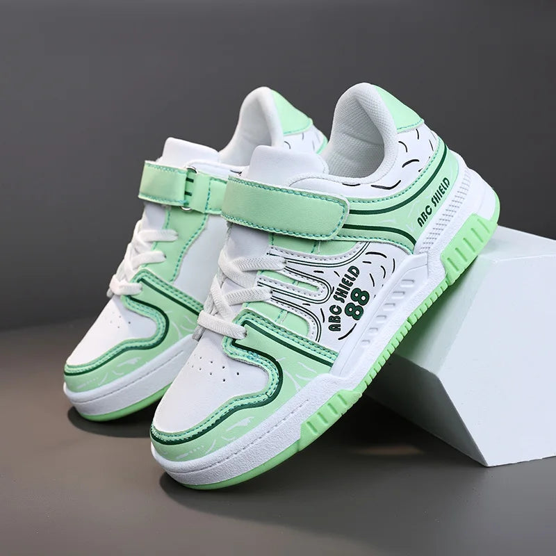 New Four Seasons Small White Shoes board shoes children sports casual shoes 8 colors 28-39