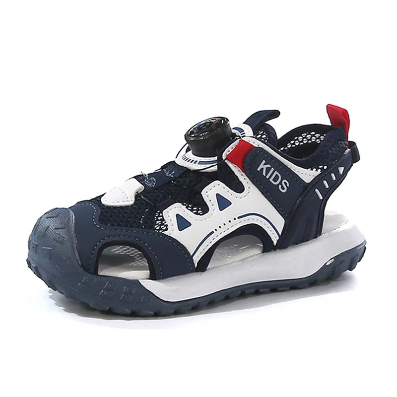 Fashion Boy Sandals Summer Children Sneaker Casual Sports Shoes Size 26-37 Anti-slip Rubber Sole Outdoor Boy Sandals Shoes