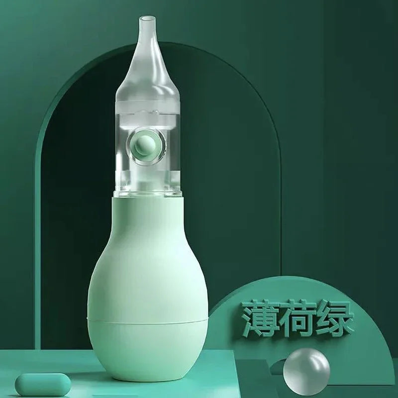 Baby Silicone Nasal Aspirator Suction Baby Safety Nose Cleaner Newborn Infantil Sanitation Nasal Dischenge Patency Tool