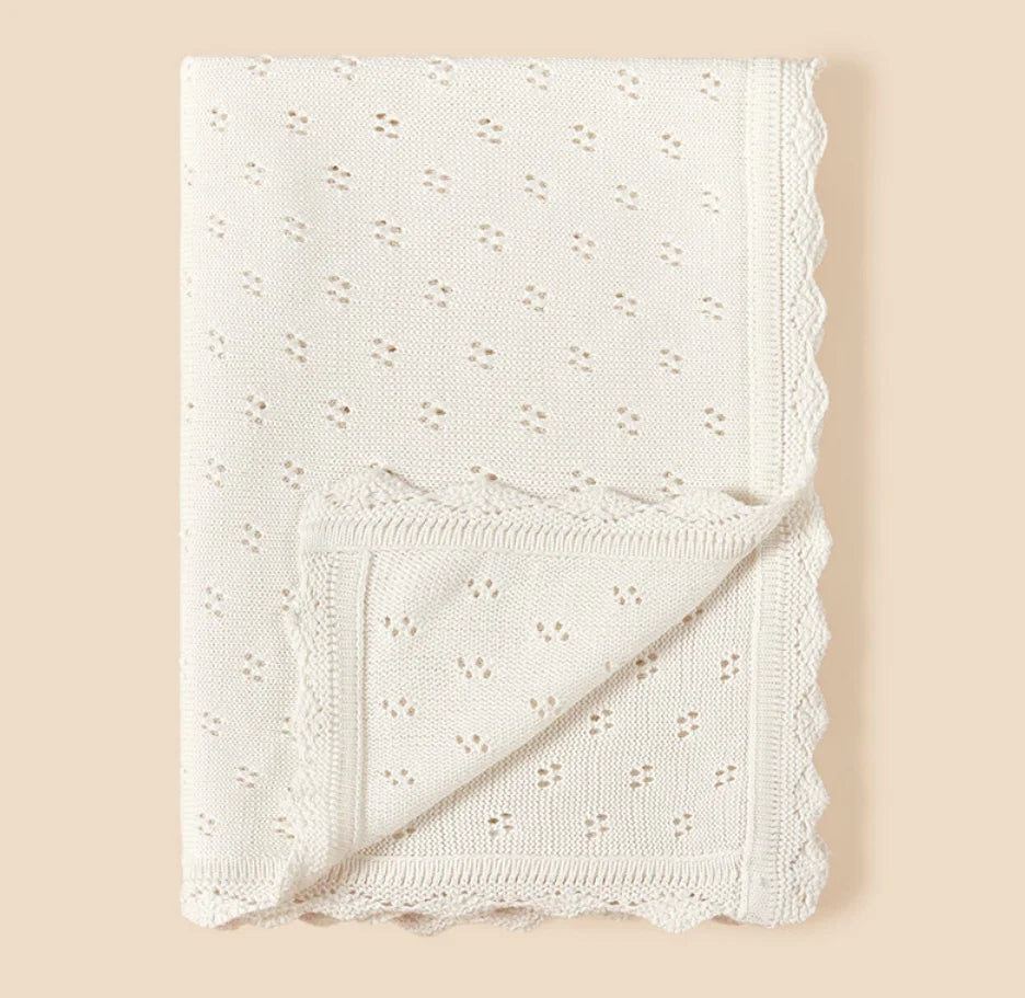 Knitted Baby Blanket Newborn Infant Swaddle Wrap Receiving Blankets 100% Cotton Crib Stroller Blanket Bath Towel