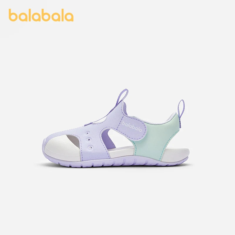 Balabala Children's Sports Sandals Boys Girls 2025 Summer New Breathable Children Shoes Trendy Comfortable Soft Sole Shoes