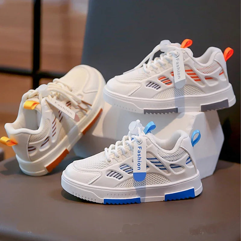 Kids' Breathable Sport Sneakers – Non-Slip Casual Outdoor Shoes for Boys and Girls, Ideal for Autumn and School Wear