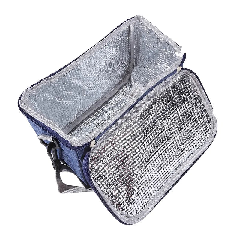 Insulated Lunch Box Men Women Travel Portable Camping Picnic Bag Cold Food Cooler Thermal Bag Kids Insulated Case With Strap 1