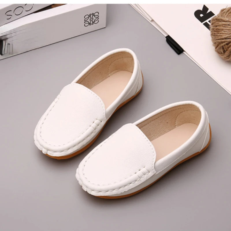 туфли Fashion Kid Casual Shoe New Soft Sole Single Shoe Comfortable Sports Shoe Flat Shoe Kid Shoe British Leather Shoe Boy Shoe