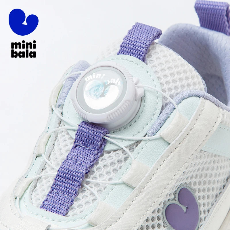 Mini Bala Running Shoes Boys and Girls Soft Protective Non - slip Anti - fall Breathable Lightweight Lace - free Summer Shoes