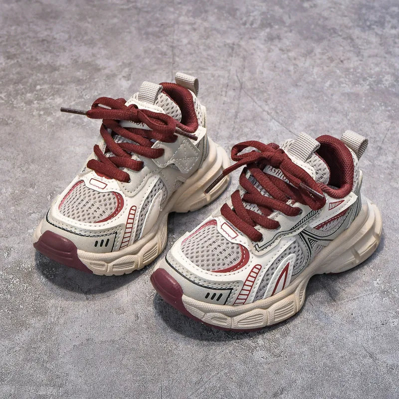 Oulylan Spring Children's New Sports Shoes Suitable for Boys Girls Casual Shoes Running Shoes