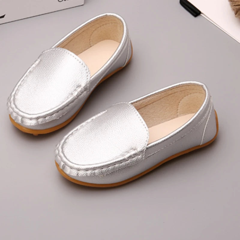 туфли Fashion Kid Casual Shoe New Soft Sole Single Shoe Comfortable Sports Shoe Flat Shoe Kid Shoe British Leather Shoe Boy Shoe