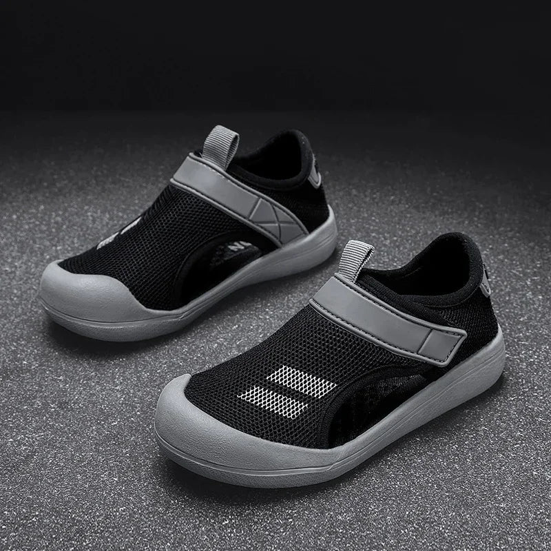 New Children Casual Mesh Shoes Boys Beach Sandals Kids Lightweight Closed Toe Baby Sport Sandals for Girls Eu Size 23-36