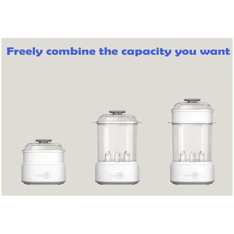 Bottle Sterilizer and Dryer Compact Electric Steam Bottle Sterilizer Sanitizer for Baby Bottles Esterilizador de Biberones