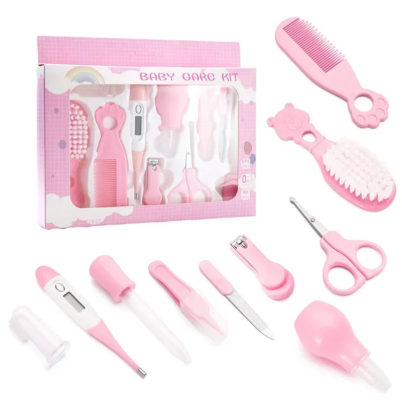 Nasal Suction Device Set, Comb, Baby Brush, Thermometer Tool, Care Set, Complete Accessories, Ten Piece Set, Material Safety