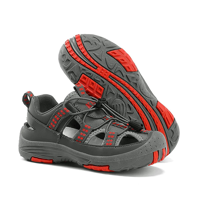 Boys Outdoor Sandals Brand Children Breathable Summer School Sports Shoes New Children's Soft Non-slip Beach Sandals Size 30-39
