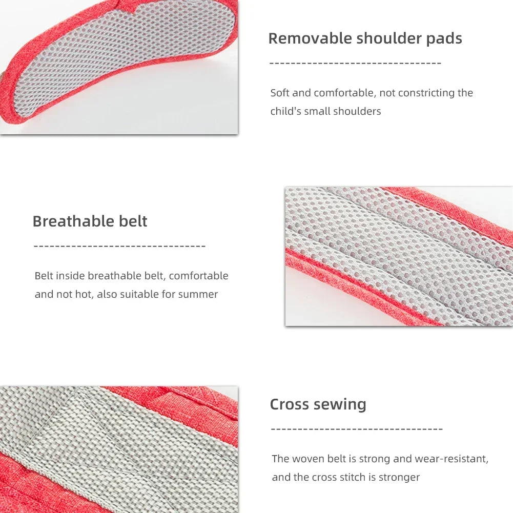 Cute Kids Motorcycle Seat Belt Universal Seat Safety Belts Adjustable Antidrop Protector Baby Electric Bike Baby Car Accessories
