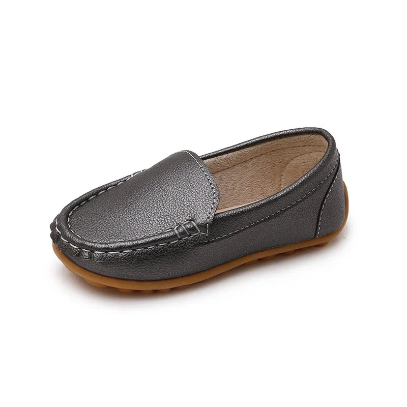 туфли Fashion Kid Casual Shoe New Soft Sole Single Shoe Comfortable Sports Shoe Flat Shoe Kid Shoe British Leather Shoe Boy Shoe