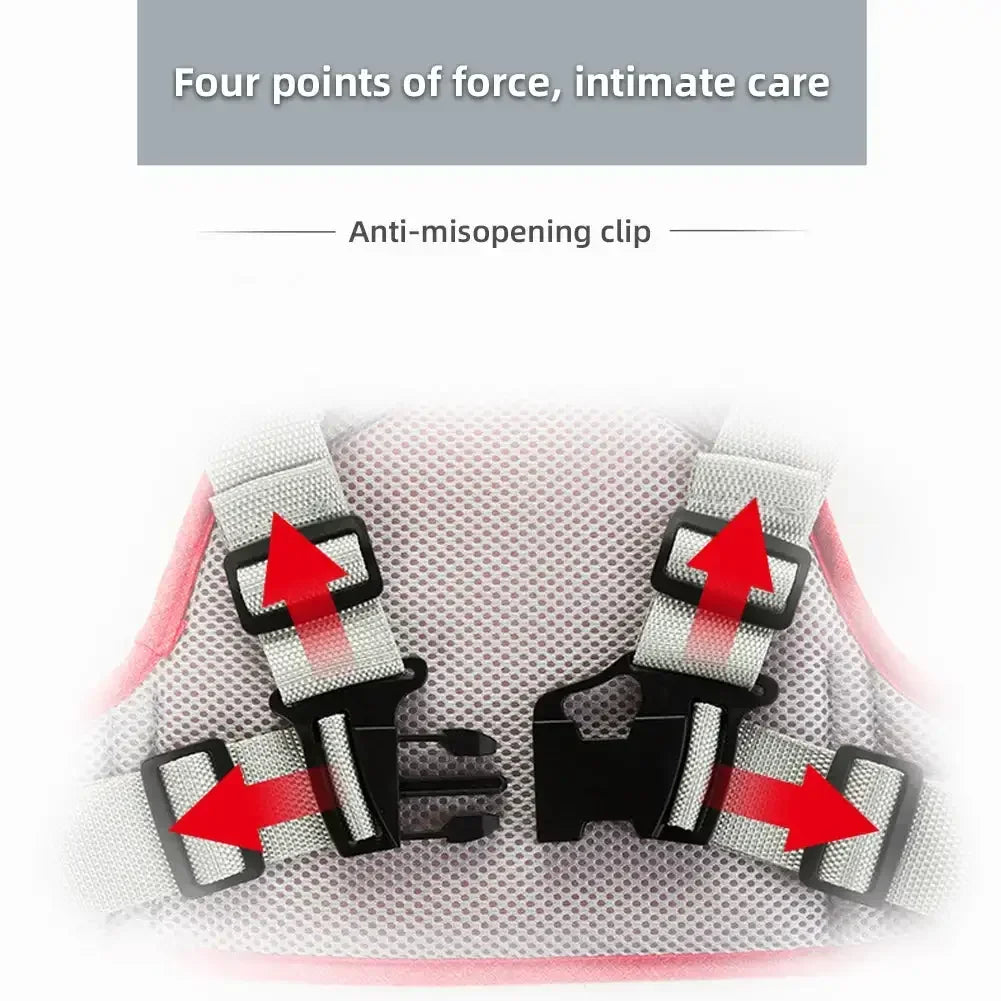Cute Kids Motorcycle Seat Belt Universal Seat Safety Belts Adjustable Antidrop Protector Baby Electric Bike Baby Car Accessories