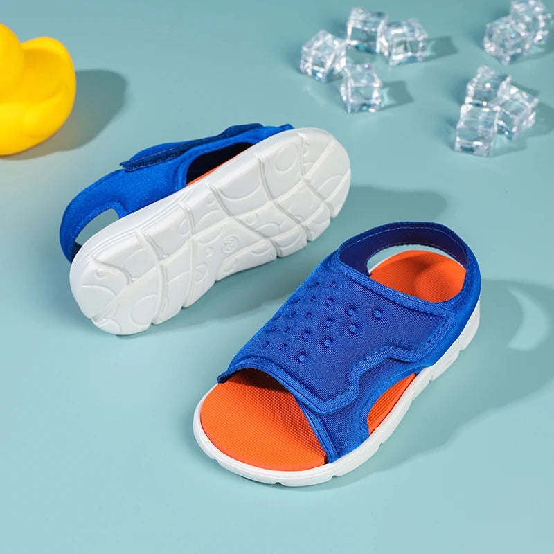 Summer Kids' Sandals – Non-Slip, Soft-Soled Beach & Sport Shoes for Toddlers and Young Children (Sizes 21–30)