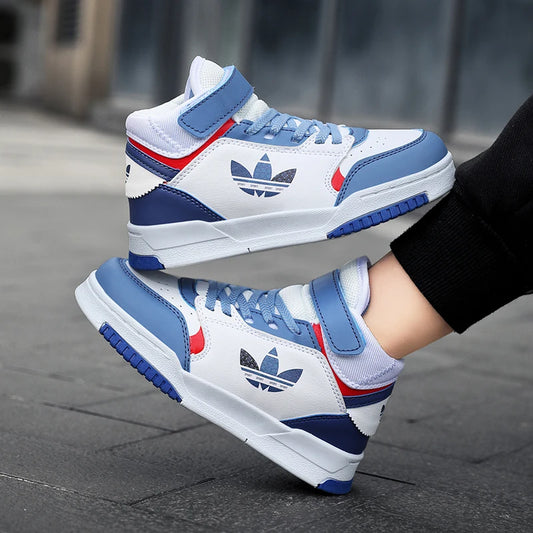Cuhk kids high top combat basketball shoes boys student sports rebound wear resistant non-slip board shoes girls