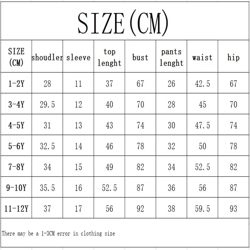 Summer Baby Girls Clothes Set Kid Boy Cartoon Bear Printed T-shirts and Shorts 2 Pieces Suit Children Short Sleeve Outfits