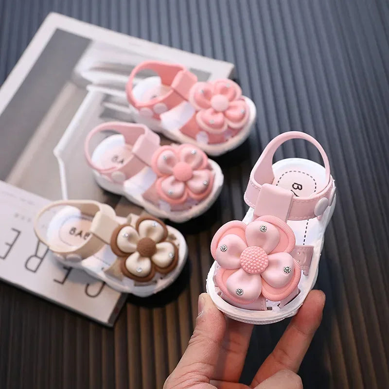 Summer Baby Boys Girls Sandals Children Beach Sandals Cartoon Infant Toddler Shoes Comfortable Soft Sole Kids Student Shoes