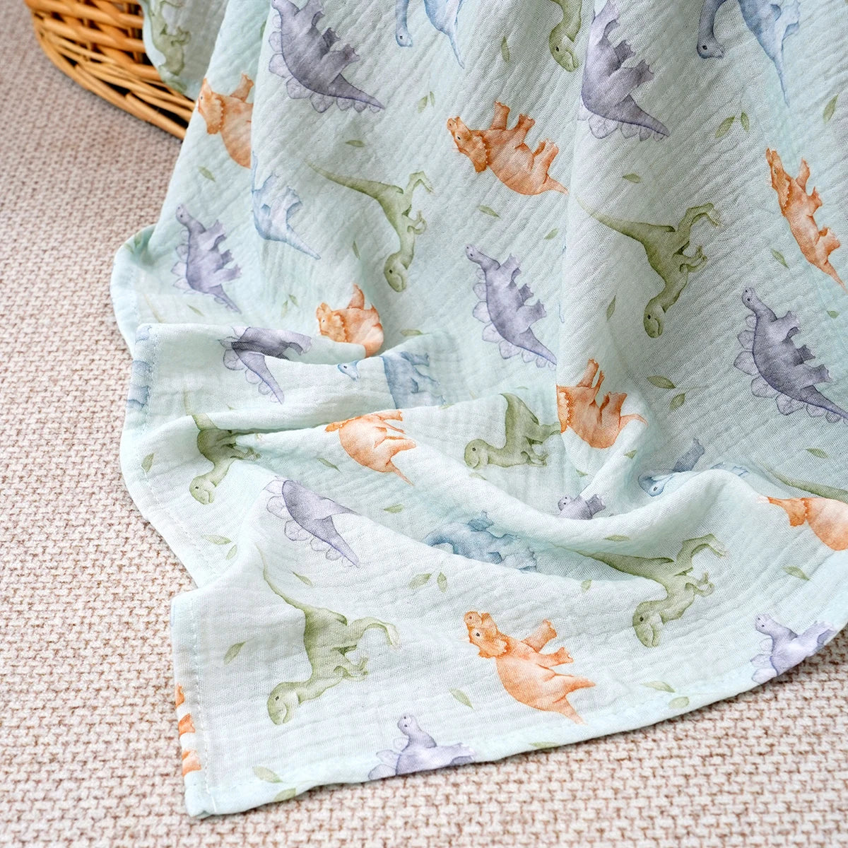 Kangobaby #My Soft Life# 100% Cotton Baby Muslin Blanket Infant Bath Towel Size 80x80cm