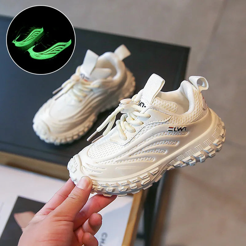 Children Night Glow Shoes Casual Sneaker Soft Sole Running Shoes Kids Shoe Girl Anti-Slip Women Sneaker Кроссовки Детские Tenis