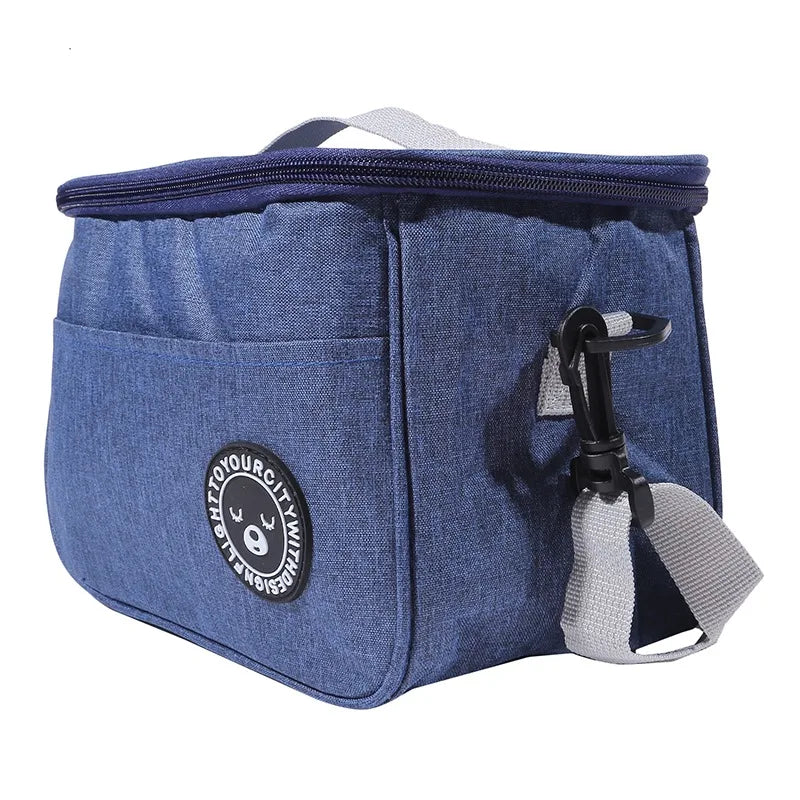 Insulated Lunch Box Men Women Travel Portable Camping Picnic Bag Cold Food Cooler Thermal Bag Kids Insulated Case With Strap 1