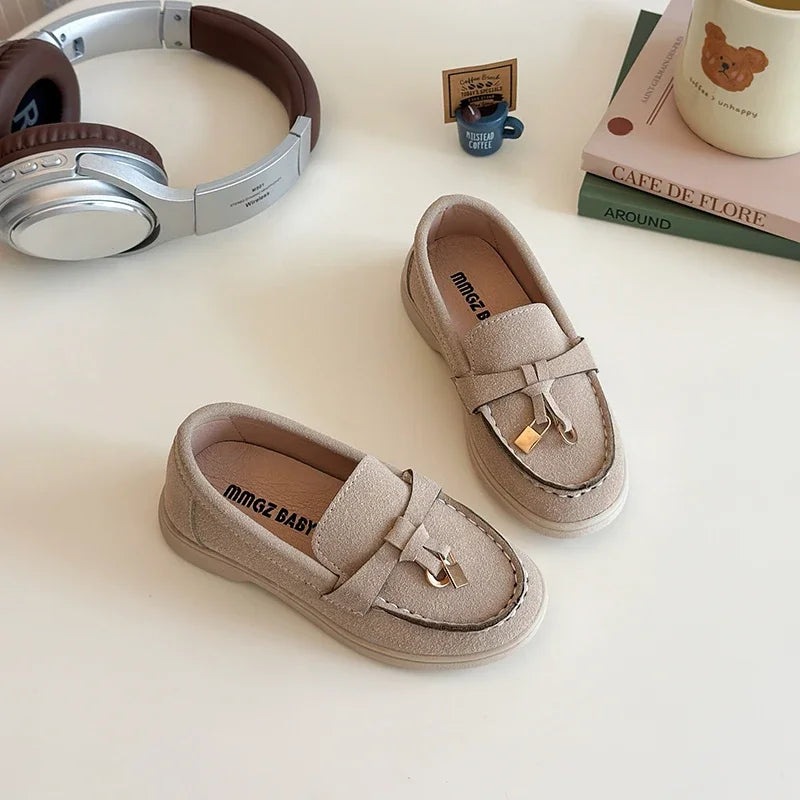 Children Leather Shoes for Boys 2025 Spring Autumn New Fashion British Style Soft Sole Anti-slippery Versatile Performance Shoes