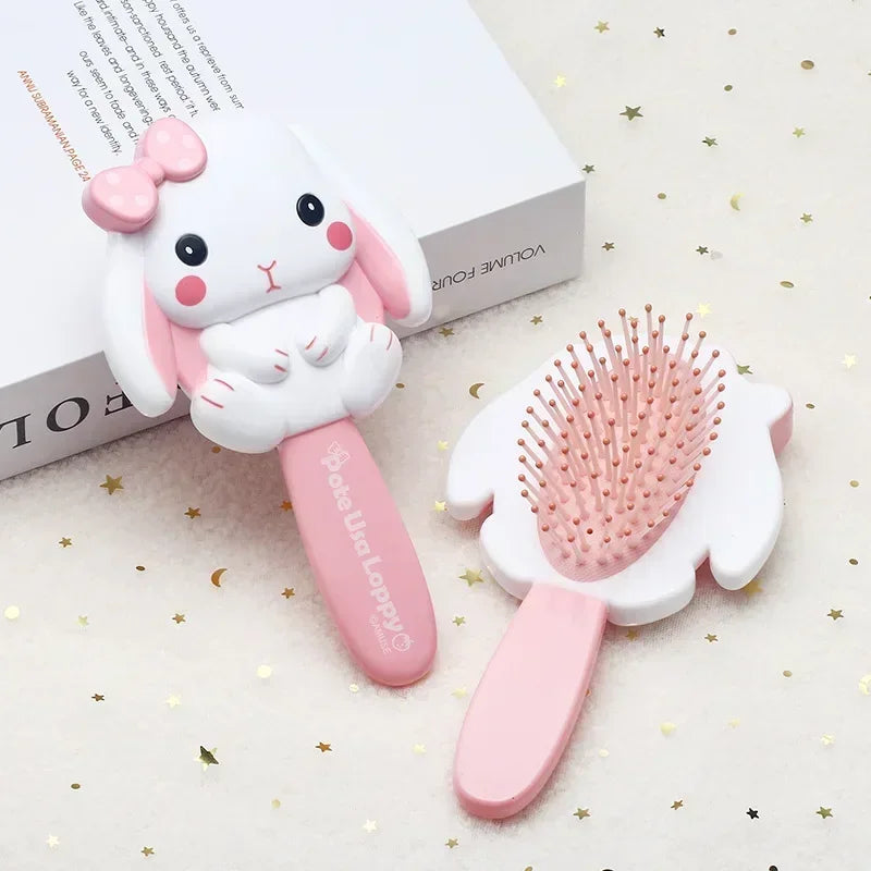Baby Cute Cartoon Combs for Kids Air Cushion Massage Brushes Girls Children Princess Dress Make Up Hair Care Edge Brush Gifts