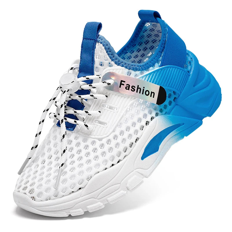 Children's Shoes Summer Cut Out Mesh Kidsren's Boys and Girls Sports Shoes