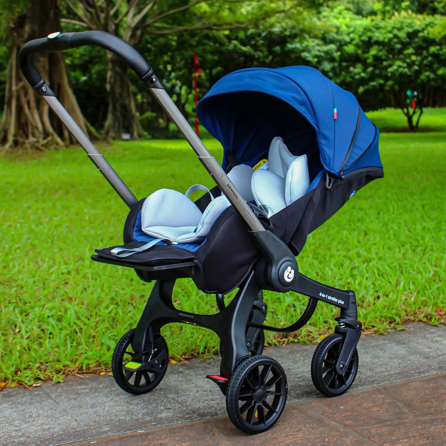 Baby Stroller 4in1 EU Stock, 3 in1 baby trolley car with car seat,multifunctional foldable easy portability baby carriage