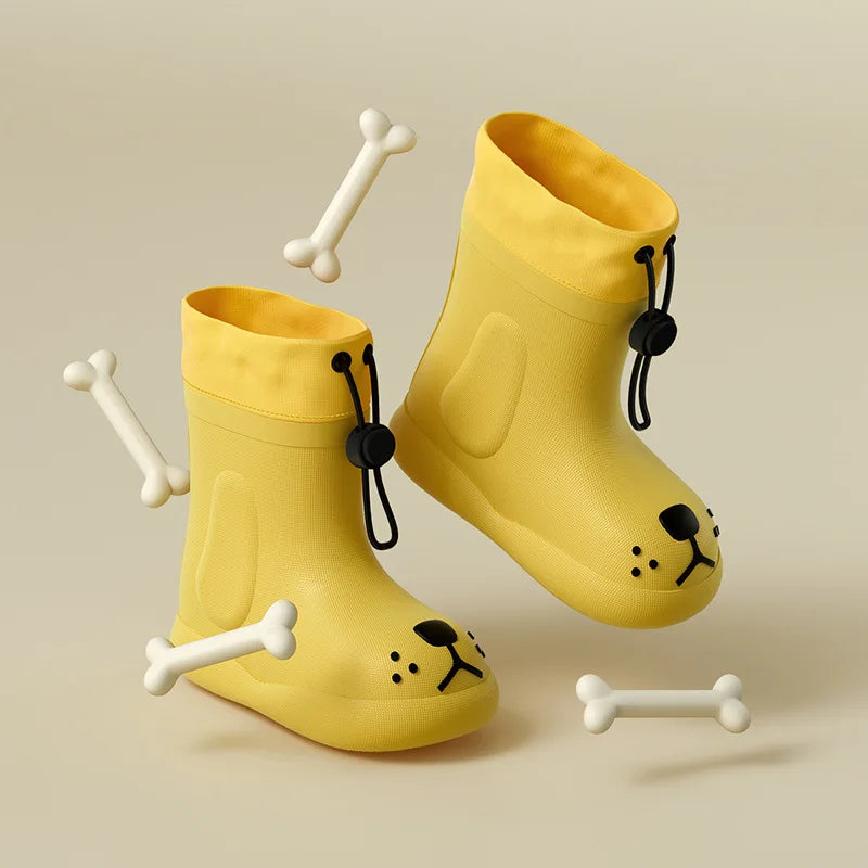 rain boots children kids waterproof rain boots boy safety children rain shoes for girls EVA stock decorative