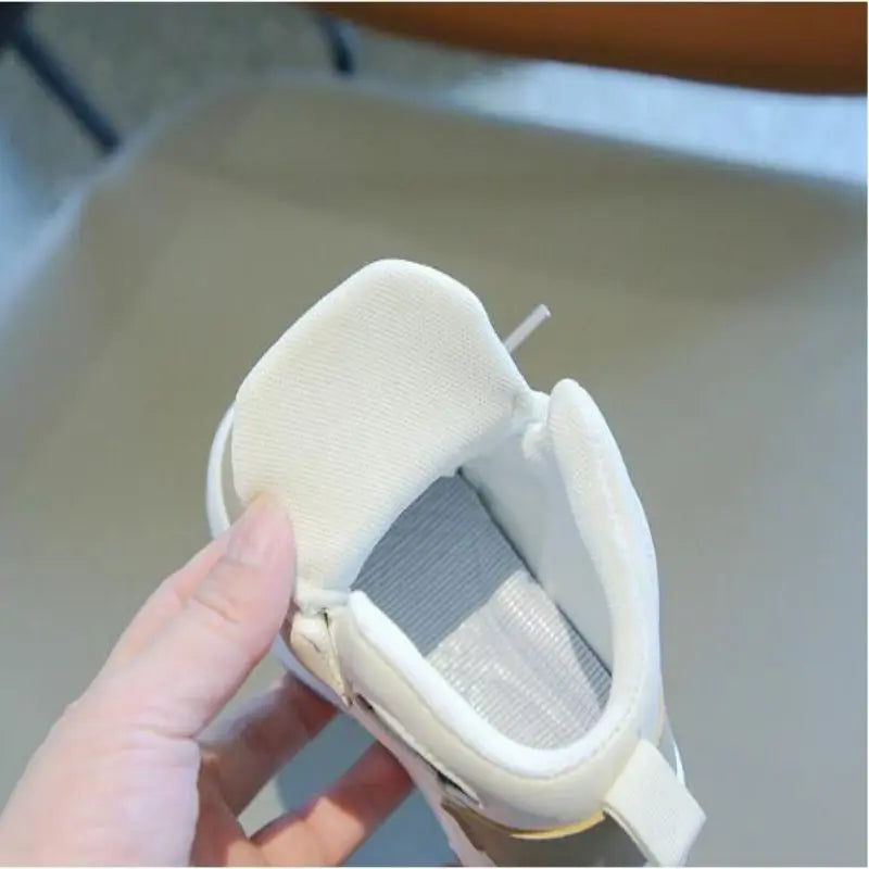 Children's Sports Shoes 2025 Autumn Edition Boys' Casual Board Shoes High Top Girls' Bread Shoes Baby Dad Shoes