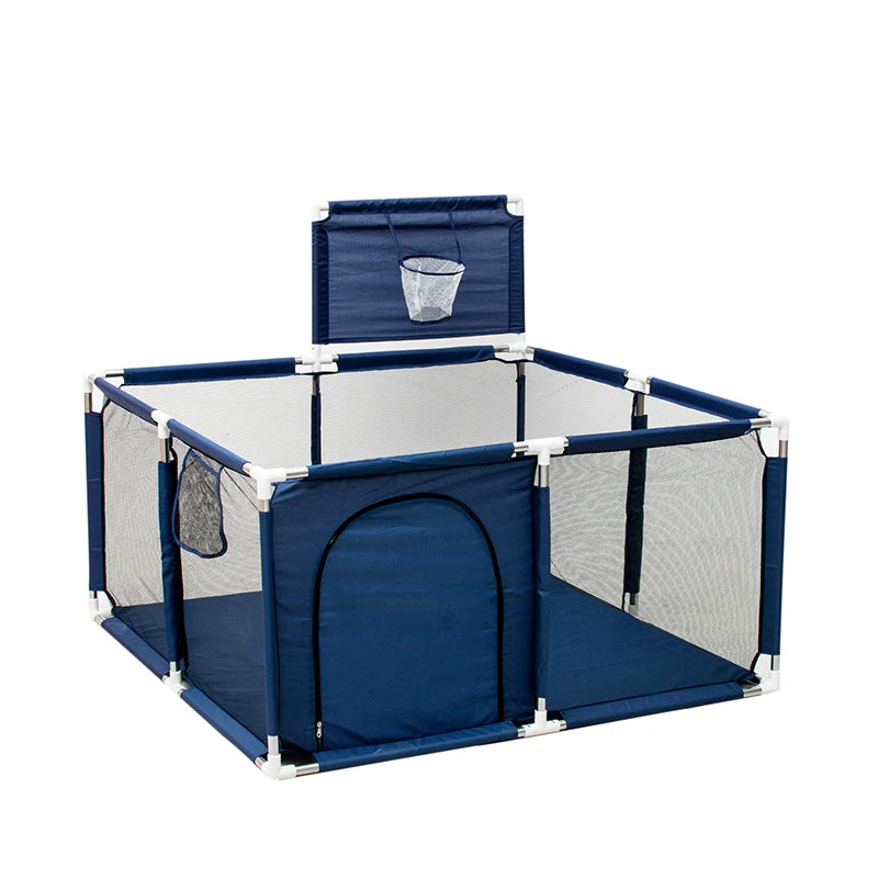 IMBABY 128*128cm Baby Playpens Home Baby Playground Square Foam Children's Park Security Fence Safety Barrier for Baby