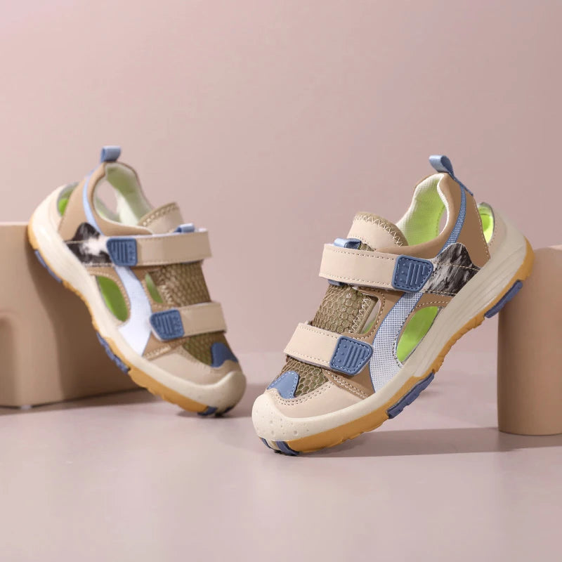 Boys' Summer Sandals – Non-Slip Casual Sports Sandals with Designer-Inspired Style for Kids