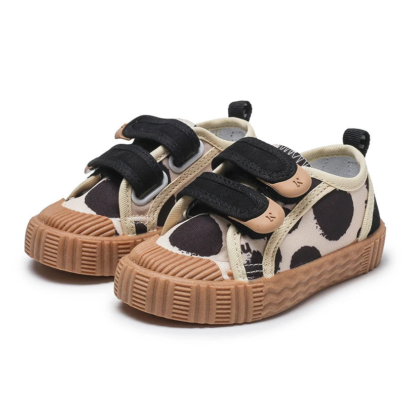 Children's Spring Canvas Shoes Children's Casual Shoes for Girls Comfort Kids Flat Sneakers