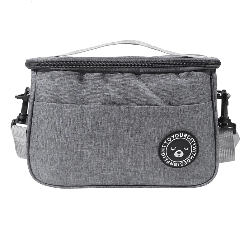 Insulated Lunch Box Men Women Travel Portable Camping Picnic Bag Cold Food Cooler Thermal Bag Kids Insulated Case With Strap 1