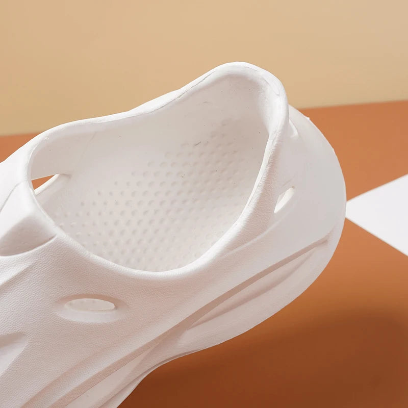 2024 new fashion thick bottom wear-resistant anti-slip and deodorant sandals set feet in summer wear waterproof breathable