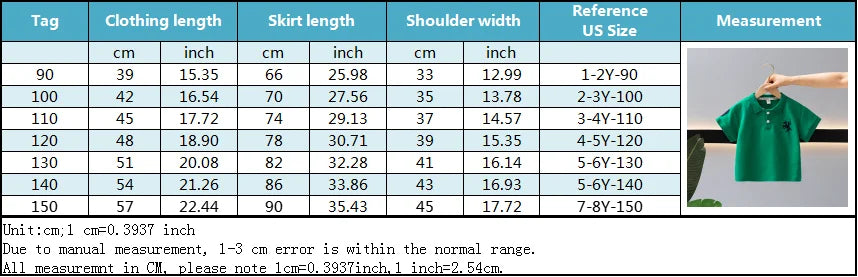 Summer Boys 2024 Casual Embroidery Horse Button Pullover Short sleeved T-shirt Polo Shirt Children's Clothing 1-7Y