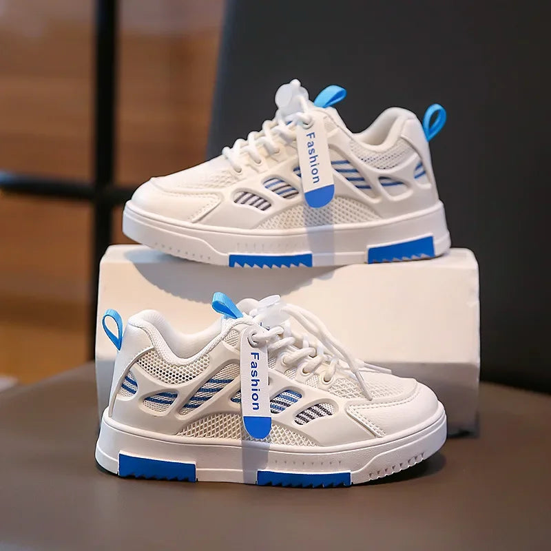 Kids' Breathable Sport Sneakers – Non-Slip Casual Outdoor Shoes for Boys and Girls, Ideal for Autumn and School Wear