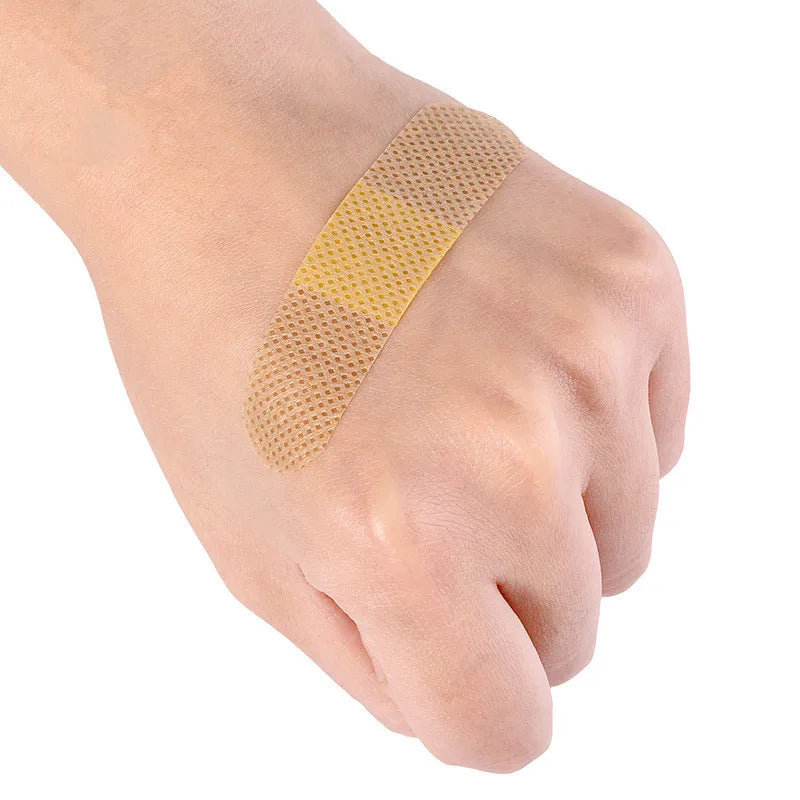 100pcs/lot Non Wovens Hemostasis Band Aid First Aid Strips Adhesive Bandages Wound Dressing Plaster Patch Woundplast