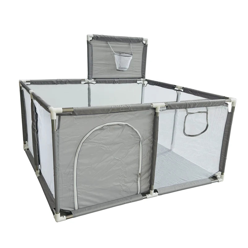 IMBABY 128*128cm Baby Playpens Home Baby Playground Square Foam Children's Park Security Fence Safety Barrier for Baby