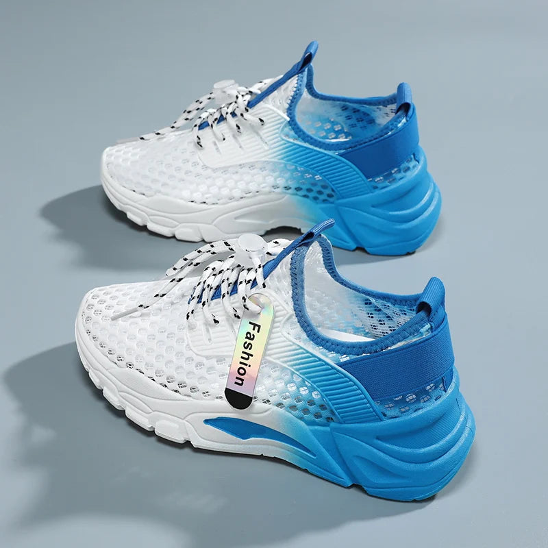 Children's Shoes Summer Cut Out Mesh Kidsren's Boys and Girls Sports Shoes