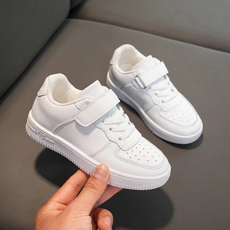 Children Casual Shoes Mesh Sneakers Boys Sport Breathable Tennis Sneaker Baby Girls Spring Fashion Shell White Running Shoes