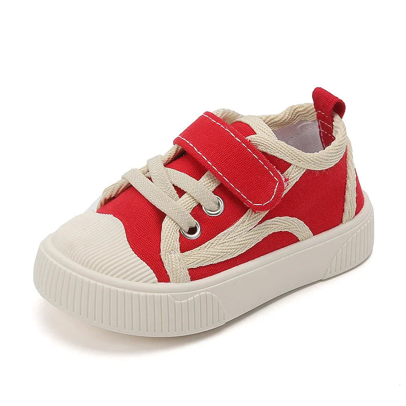 Children Canvas Shoes Spring New Fashion Classic Soft Comfortable Boys Sneakers Girls Casual Shoes Baby Kindergarten Sneakers