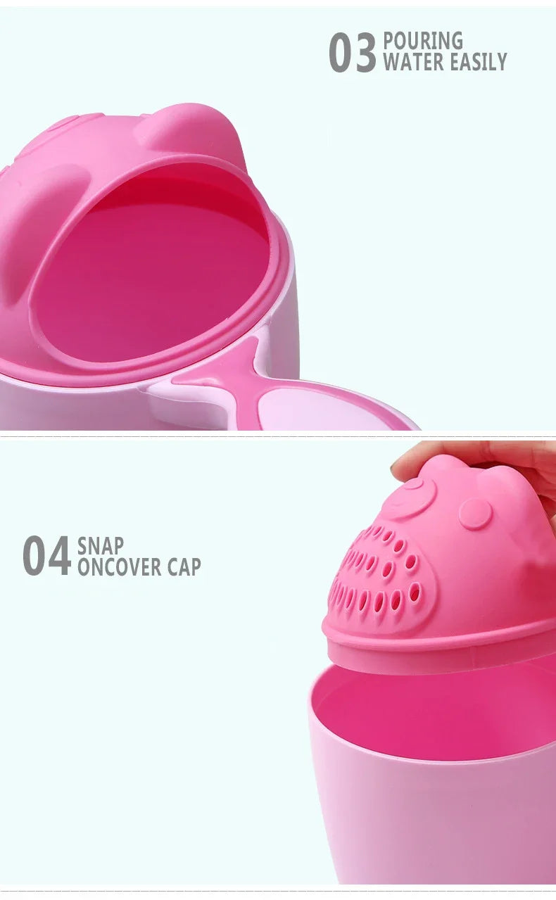 Baby Shampoo Rinse Cup Protect Your Baby Eyes Multifunctional Bathing Supplies Shower Tools for Kids