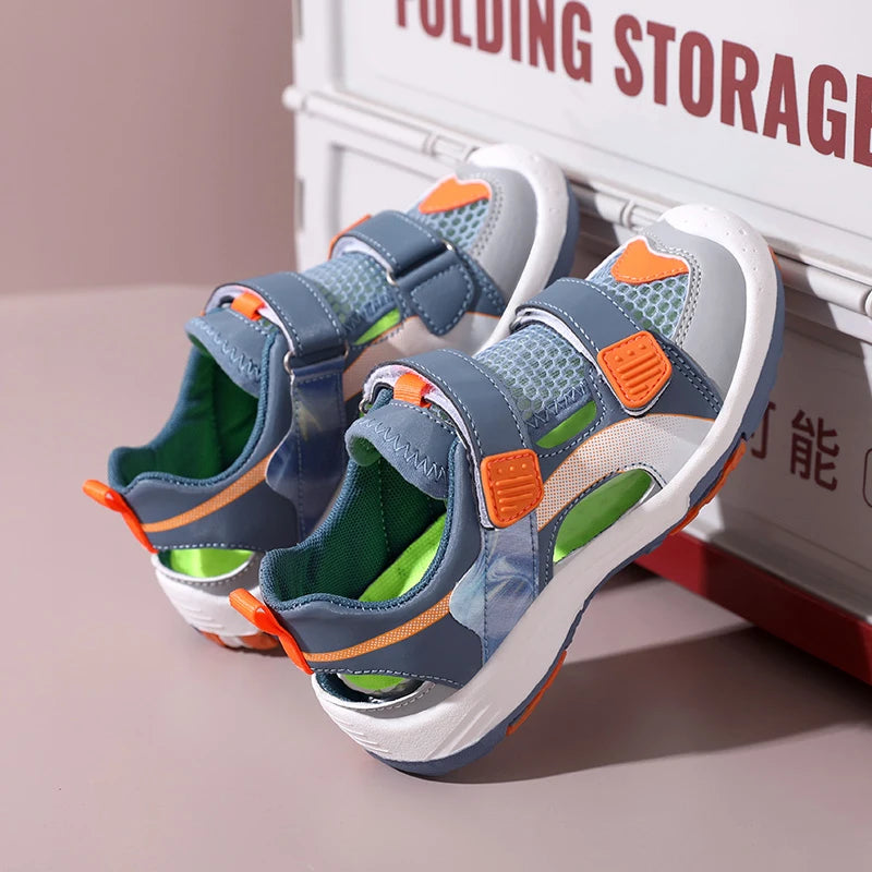 Boys' Summer Sandals – Non-Slip Casual Sports Sandals with Designer-Inspired Style for Kids